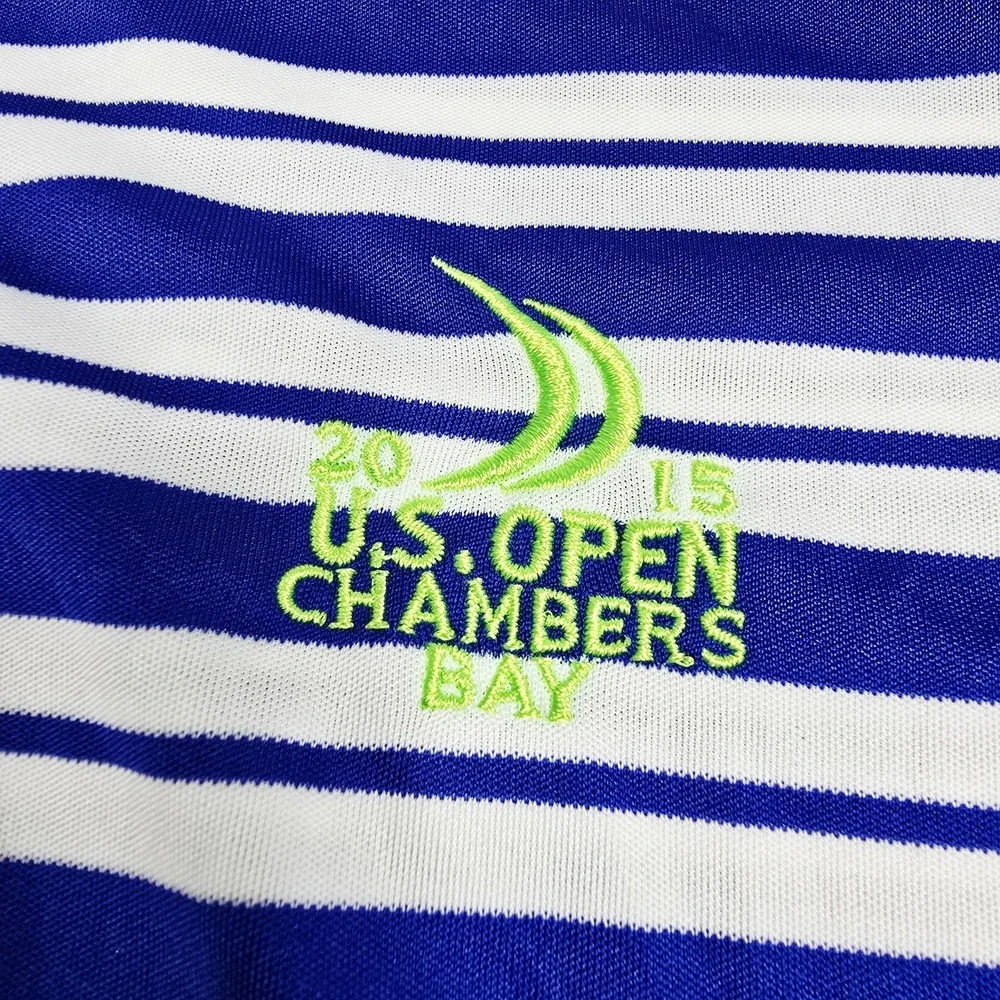 Ralph Lauren Polo Golf 2015 US Open Chambers‎ Bay Mens XL Short Sleeve Shirt